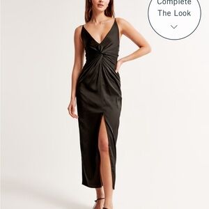 NWT Abercrombie & Fitch midi silk dress